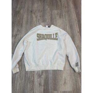 Zara Shaq Shaquille O'Neal Basketball Graphic Sweatshirt Cream Mens Large
